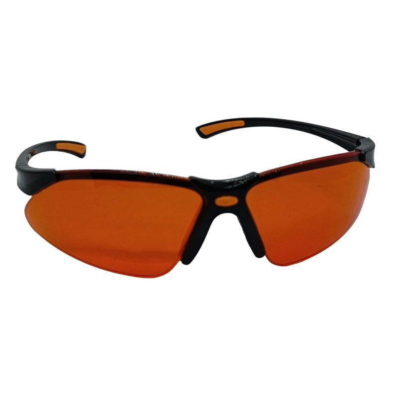 Lentes de protección uv naranja