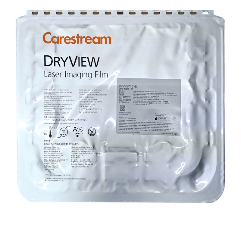 Carestream Película Dryview 8 x 10