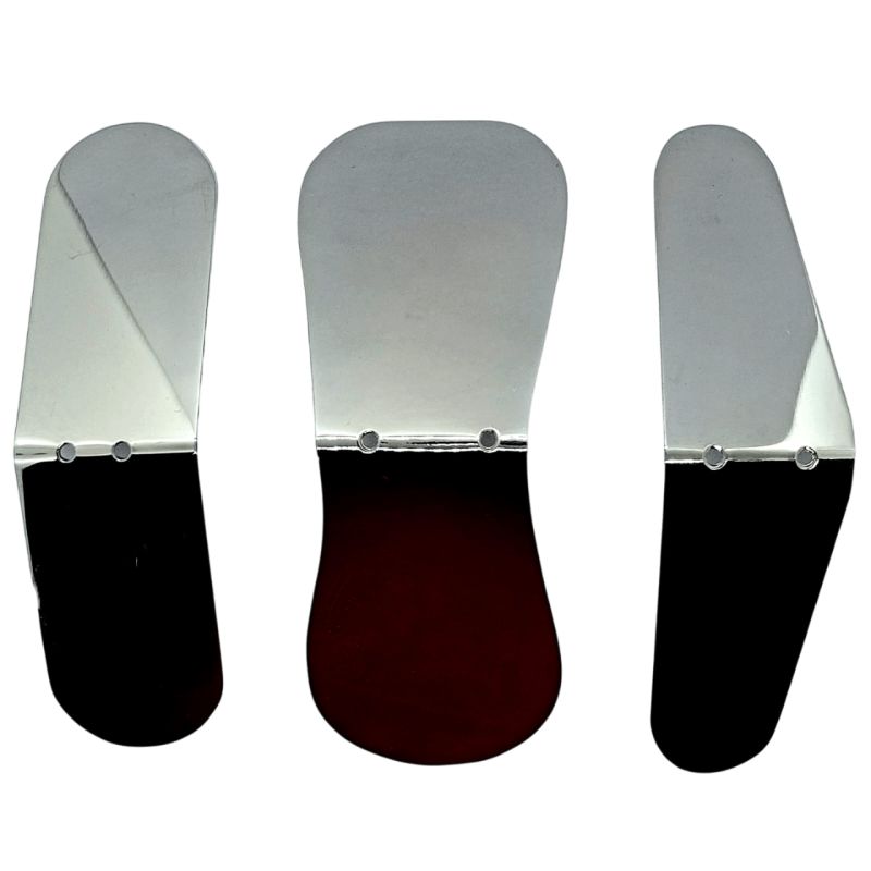 Espejos de níquel chicos (juego de 3)