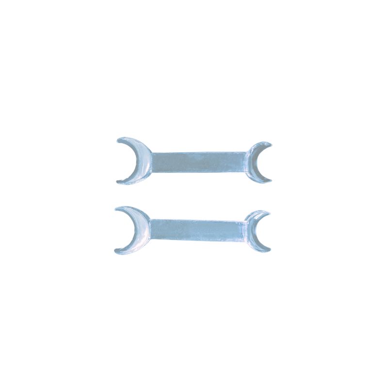 Retractor lateral doble redondo