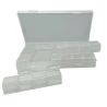 Caja plástica con compartimentos