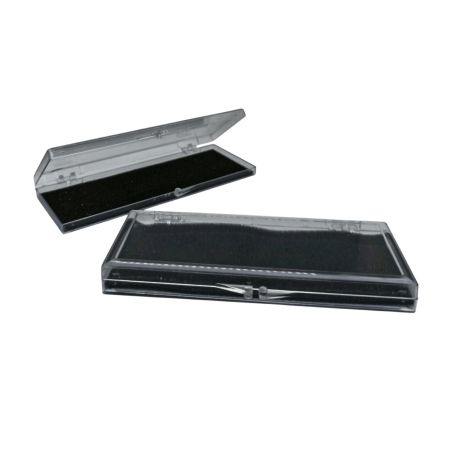 Caja Transparente con esponja para pinzas