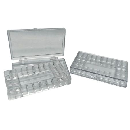 Caja transparente con reja para brackets