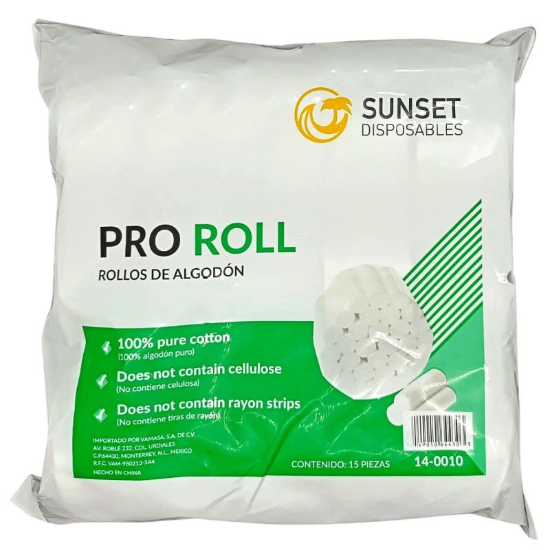 Rollitos de algodón (paquete)