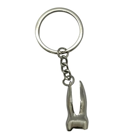 Llavero de metal de molar