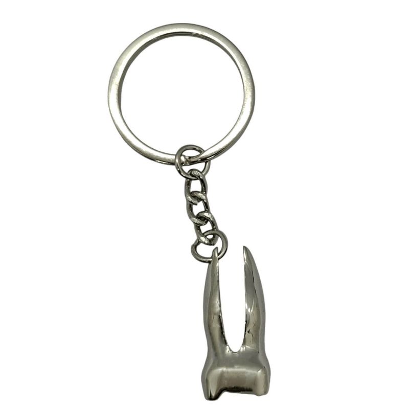 Llavero de metal de molar