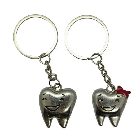 Llavero de metal muelitas