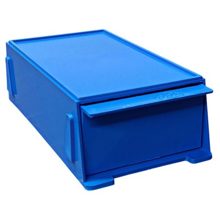 Caja para modelos azul